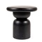 Hello Honey Round Mango Wood Accent Table with Stacked End Grain Base